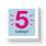 Five Today Square Greetings Card (14.8cm x 14.8cm)