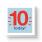 Ten Today Square Greetings Card (14.8cm x 14.8cm)